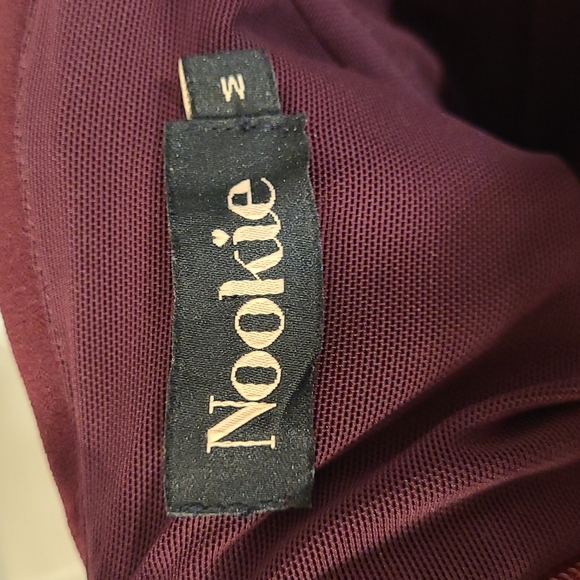 Nookie Camille Dress in Wine - size M - Picture 8 of 9